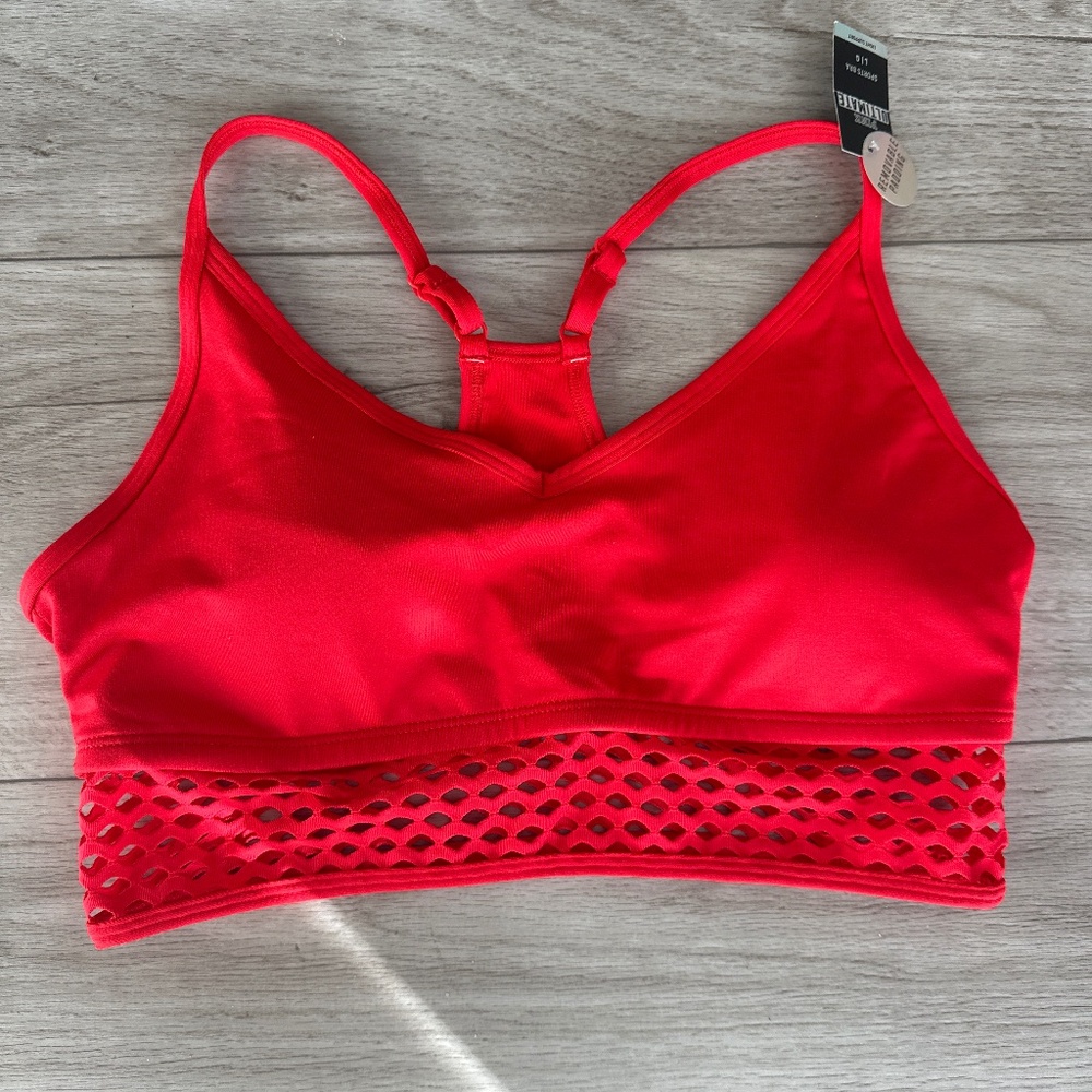 Victoria's Secret PINK Ultimate Lightly Lined Sports Bra Removable Padding Sz Lg